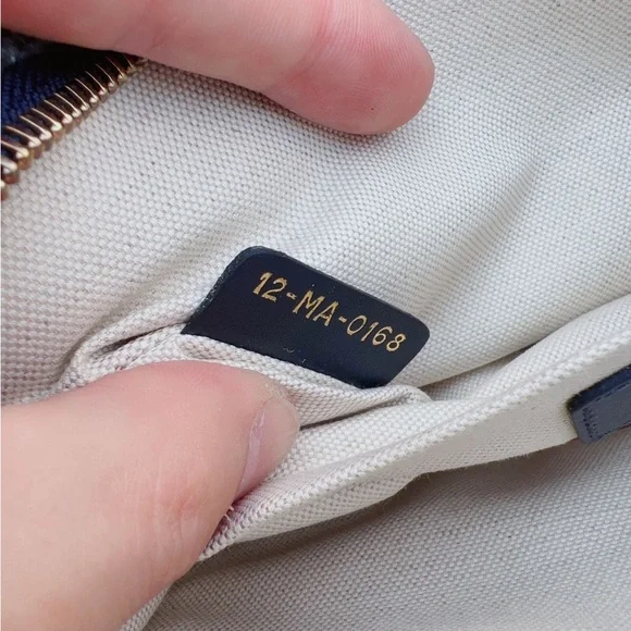 Dior Oblique Diorquake Clutch Blue - Picture 7 of 8